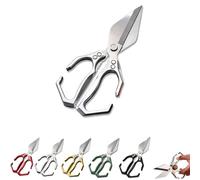2026 New Seattleget Multifunctional Heavy-Duty Kitchen Shears, Ergonomic Non-Slip Handle, for Food for Meat, Chicken Bones, Seafood & Vegetables (Silver)