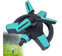 2026 New Sprinkler for Yard, Garden Sprinklers, 360° Rotating Lawn Sprinkler, Water Sprinkles System with 3 Adjustable Arms for Large Areas Plant Irrigation and Kids Playing (1Pc)