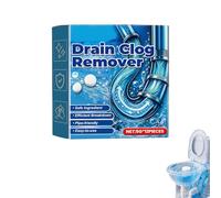 2026 New Strong Drain Effervescent Tablet, Drain Unblocker for Kitchen Sink, Cleaner for Bad Smells Tablets Foaming Smell Eliminator Removes Hair Grease & Soap (1 pcs)