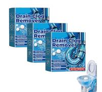 2026 New Strong Drain Effervescent Tablet, Drain Unblocker for Kitchen Sink, Cleaner for Bad Smells Tablets Foaming Smell Eliminator Removes Hair Grease & Soap (3 pcs)