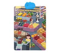 2026 New Talking Wall Chart for Kids-Interactive Electronic Alphabet Wall Chart English Learning Poster with Songs ABCs Numbers Animal Words & Piano Bilingual Toys (C)