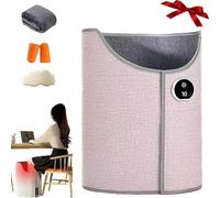 2026 New Under Desk Leg Warmer for Office, Office Legs Warmers Under Desks, Blanket Warmers, Under Desks Heater for Offices Foot Warm, Offices Portable Heater Under (Pink)