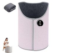 2026 New Under Desk Leg Warmer for Office, Office Legs Warmers Under Desks, Folding Electric Heating Foot Warmer (No floor mats) (Pink)