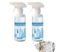 2026 New Upgrade Clothing Emulsifier Stain Remover Spray, Non-Ionic Laundry Pre-Treatment, Powerful Laundry Stain Remover Spray Suitable for Removing Grease Oil And Food Stains (2 Pcs)