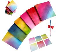2026 New Upgrade Glitter Sticky Notes for Girl,Glitter Notepad Sticky Notes,3 * 3″Transparent Self-Stick Note,Self-Adhesive Waterproof Pads (6 Pack)