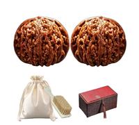 2026 New Wenwan Walnuts, Chinese Walnuts for Stress Relief and Meditation, Hand Exercise Relief Tool, Fidget Walnut, Grip Exercise Toy for Acupressure (B)