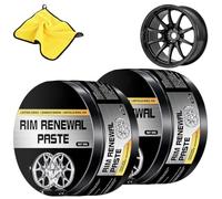 2026 New Wheel Care & Restoration Paste, Car Wheel Scratch Repair Paste for Rims and Tires, Scratch Remover and Restoration Coating for Cars, Trucks and Motorcycles (2Pcs)