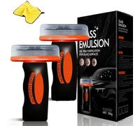 2026 New Window Cleaner,Handle Oil Film Remover Lotion,Glass Emulsion Cleaner,Oil Film Remover For Car Window For All Vehicles, Improve Clarity For Safe Driving (1, 2PCS)