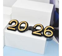 2026 Nombre Lunettes 2026 Bonne Année Lunettes Diamant Glitter Lunettes De Soleil Cosplay Prop Noël Décoration De Fête Drôle Lunettes
