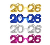 2026 Nombre Lunettes 2026 Bonne Année Lunettes Diamant Glitter Lunettes De Soleil Cosplay Prop Noël Décoration De Fête Drôle Lunettes