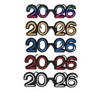 2026 Nombre Lunettes 2026 Bonne Année Lunettes Diamant Glitter Lunettes De Soleil Cosplay Prop Noël Décoration De Fête Drôle Lunettes
