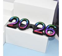 2026 Nombre Lunettes 2026 Bonne Année Lunettes Diamant Glitter Lunettes De Soleil Cosplay Prop Noël Décoration De Fête Drôle Lunettes