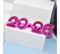 2026 Nombre Lunettes 2026 Bonne Année Lunettes Diamant Glitter Lunettes De Soleil Cosplay Prop Noël Décoration De Fête Drôle Lunettes