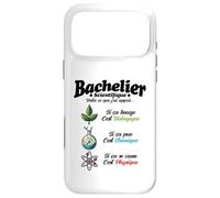 2026 Nouveau Bachelier étudiant Mention Physique Chimie Bio Coque pour iPhone 17 Pro Max