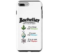 2026 Nouveau Bachelier étudiant Mention Physique Chimie Bio Coque pour iPhone 7 Plus/8 Plus