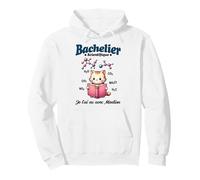 2026 Nouveau Bachelier Mention Homme Science Chaton Molécule Sweat à Capuche