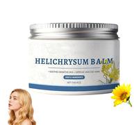 2026 Nouveau Baume Bio À L'hélichryse, Crème Bio À L'hélichryse Pour Réparer La Peau, Soulage Efficacement Le Gonflement Des Jambes, Hydrate En Profondeur, Réduit Les Rougeurs, Ingrédients (1 pièce)