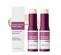 2026 Nouveau Baume Multi Calcium Stick Formule Soin Coréen Avec Collagène, Amande et Vitamine E Pour Le Visage, Les Yeux et Le Cou, Hydratant et Nourrissant (2Pcs)