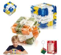 2026 Nouveau Cube Labyrinthe 3D, Labyrinthe à Billes 3D, Rotation Et Navigation, Bille Labyrinthes, ConçU pour Les Enfants De 3 Ans Et Plus Offrant des Heures De Divertissement (2PCS-A)