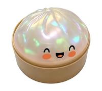 2026 Nouveau Dumpling Géant À Paillettes, Jouet Squishy Jumbo avec Boîte À Vapeur, Dumpling Géant Squishy, Dumplings Colorés Balles Anti-Stress Jouet de Soulagement de l'Anxiété, Pâte de Décompressi