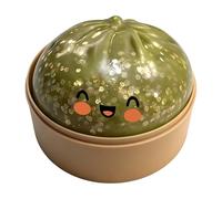 2026 Nouveau Dumpling Géant À Paillettes, Jouet Squishy Jumbo avec Boîte À Vapeur, Dumpling Géant Squishy, Dumplings Colorés Balles Anti-Stress Jouet de Soulagement de l'Anxiété, Pâte de Décompressi