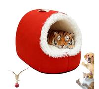 2026 Nouveau lit d'intérieur doux et douillet pour chat - Maison pour chat auto-chauffante et anti-anxiété - Coussin amovible et lavable (dessous antidérapant) pour chats domestiques et petits chiens