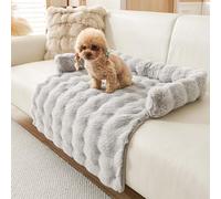 2026 Nouveau lit luxueux pour chien douillet et douillet pour chien, en voiture, avec bords surélevés, imperméable et antidérapant, donne aux chiens un sentiment de sécurité et de chaleur (gris clair