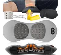 2026 Nouveau Masseur Sciatique 3-En-1, Masseur Dos Lombaire, ThéRapie Masseurs Lombaire Et Sciatique, Avec Chauffage Et Vibrations, Support Lombaire Ergonomique (Gris)