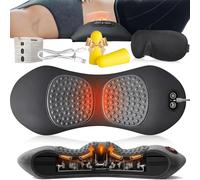 2026 Nouveau Masseur Sciatique 3-En-1, Masseur Dos Lombaire, ThéRapie Masseurs Lombaire Et Sciatique, Avec Chauffage Et Vibrations, Support Lombaire Ergonomique (Noir)