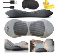 2026 Nouveau Masseur Sciatique 3-En-1 | Supprime Vos Douleurs En 4 Minutes Chrono, ThéRapie Masseur Lombaire Et Sciatique, Avec Chauffage Et Vibrations, Support Lombaire Ergonomique (Gris)