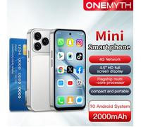 2026 Nouveau modèle A19 Pro 4G Mini smartphone 4,5 pouces 3GB 64GB MTK6739 Android 10.0 Bluetooth 4.0 Déverrouillage facial Argent