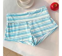 2026 Nouveau Printemps/Été Short décontracté Rayé Taille Élastique pour Femmes, Été, Vacances, Fête de la Fête des Mères, Plage, Fitness, Vacances, Sports, Concert de Musique Country Y2K L,M,S,XS,XXSR