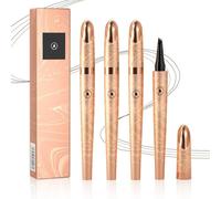 2026 Nouveau Stylo à Sourcils Microblading, Stylo à Sourcils Imperméable à 4 Pointes, Maquillage à Sourcils Naturel Magique Premium, Stylo de Contour Fin (4 Pièces)