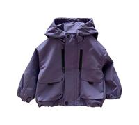 2026 Nouveau Veste Imperméable Enfant, Légère À Capuche Veste De Pluie Softshell Impermeable Manteau Pluies Doublé À Rayures Longue Respirante Coupe-vent Manteaux De Pluie Pour Garçons Filles 1