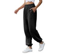 2026 Nouveautés dans les vêtements pour femmes Robe d'été Femmes Pantalon de jogging décontracté avec cordon de serrage à la taille, poche, Jambe large Poignets au niveau des poignets - Pantalon doux