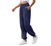 2026 Nouveautés dans les vêtements pour femmes Robe d'été Femmes Pantalon de jogging décontracté avec cordon de serrage à la taille, poche, Jambe large Poignets au niveau des poignets - Pantalon doux