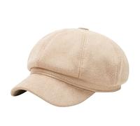 2026 Nouveaux accès Béret Uni avec huit champs pour petits visages Mode quotidienne polyvalente, kaki, taille unique