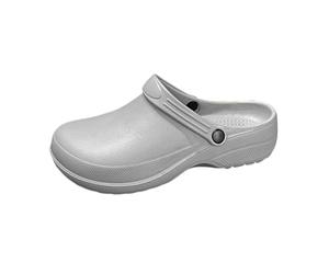 2026 Nouveaux accès Chaussons de cuisine Sabots antidérapants Chaussures de travail Chaussures de cuisine pour hommes Chaussures de cuisine Zapatos De Chef pour femmes, gris, 36 EU