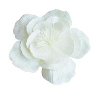 2026 Nouveaux accessoires Bandeau pour femme Tea Party Mariage Cocktail Plumes Clip à cheveux en maille (blanc, taille unique)