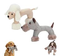 2026 Nouveaux compagnons de Safari en Lin Durable, Jouet interactif apaisant pour Chiot, Animaux à mâcher pour Chien grinçant, soulagent l'ennui et l'anxiété chez Les Chiens Sheep+Dog