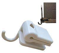 2026 nouveaux supports d'arc pour pupitre avec pince à crayons, organisateur de crochet d'arc pliable intégré pour violon, alto, support de violoncelle avec porte-crayon à arc, à clipser (White)