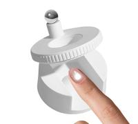 2026 Nouvel Aimant Œil De Chat Rotatif - Aimant Œil De Chat Portable Pour Ongles | Outil D'art De Manucure Rotatif Réutilisable | Outil Magnétique Pour Gel À Ongles (1 * Blanc+1 * Boule En Acier)