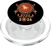 2026 Nouvel an Chinois Année du Cheval Zodiaque Lunaire PopSockets PopGrip pour MagSafe