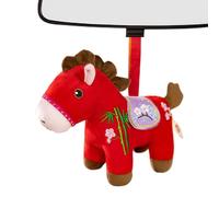 2026 Nouvel An Chinois Cheval Peluche - Articles De Collection Mignons Doux Et Portables - Porte-clés Mascotte Cheval | Pour Voitures Sacs Tables À Manger Maison École Bureaux Cafés Librairies Canapés