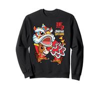 2026 Nouvelle année Chinoise du Cheval Danse du Lion Lunaire Sweatshirt