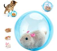 2026 Nouvelle Balle De Chat Interactive Auto-Roulante, Rotation à 360 °, Balle De Chat Mobile Amusante pour Animaux De Compagnie pour Chats, Chiens Chassant