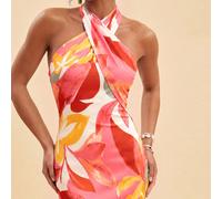 2026 Nouvelle robe maxi à col ras-du-cou imprimée, tenues de vacances, style boho chic, tenue de concert country, tenues de festival de vacances, tenues de plage pour femmes, tenues d'été pour femmes,