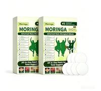 2026 Nouvelle Version 6 cm - Moringa Lot de 7 Patchs à la Berbérine Advanced Moringa 10 en 1 Nano Microdarts pour Homme et Femme, Formule Douce pour Toutes les Peaux