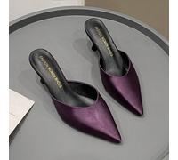 2026 Nouvelles mules à talons hauts à bout pointu, chaussures souples pour le début du printemps EUR34,EUR35,EUR36,EUR37,EUR38,EUR39,EUR40,EUR41,EUR42UnicolorePolyuréthane