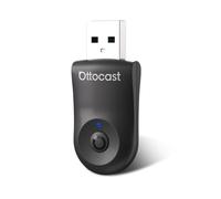 2026 OTTOCAST Mini Adaptateur CarPlay & Android Auto sans Fil, 2-en-1 Adapter CarPlay sans Fil Bluetooth, Plug & Play pour iOS 10+/Android 11+, Compatible avec Voitures 2016+, USB-A/USB-C (Noir)